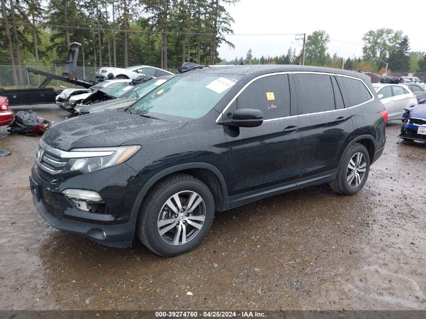 2018 Honda Pilot Ex VIN: 5FNYF6H38JB041739 Lot: 39274760