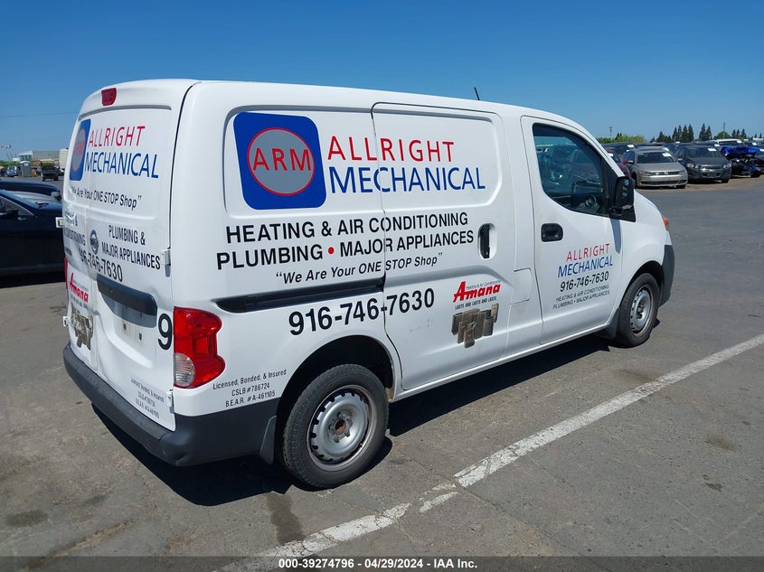 2016 Nissan Nv200 S VIN: 3N6CM0KN3GK701593 Lot: 39274796