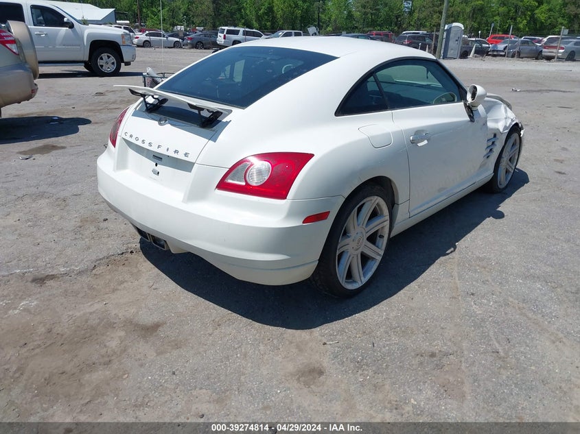 2004 Chrysler Crossfire VIN: 1C3AN69L64X008403 Lot: 39274814