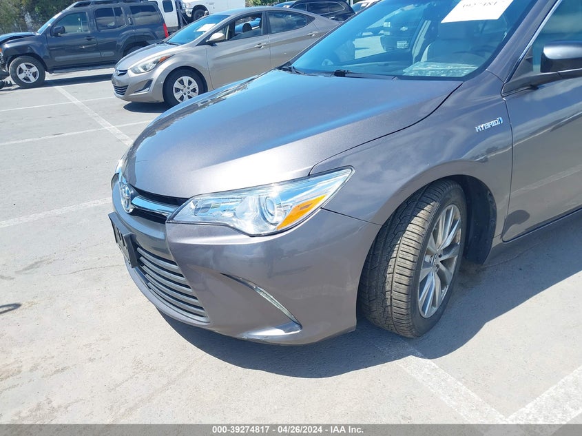 2016 TOYOTA CAMRY HYBRID XLE - 4T1BD1FK0GU183152