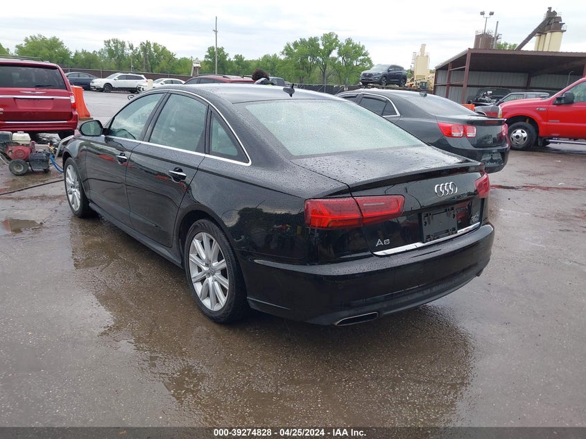 2016 Audi A6 3.0T Premium Plus VIN: WAUHGAFCXGN058827 Lot: 39274828