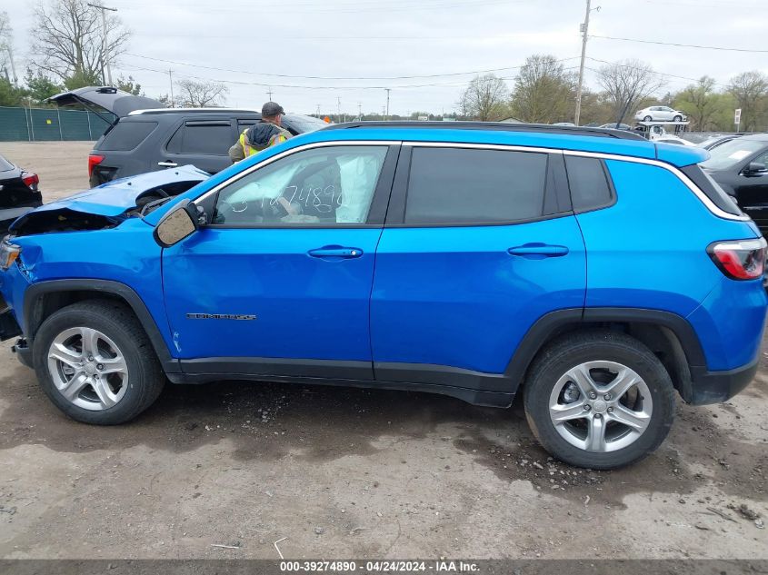 2023 Jeep Compass Latitude 4X4 VIN: 3C4NJDBN9PT527096 Lot: 39274890