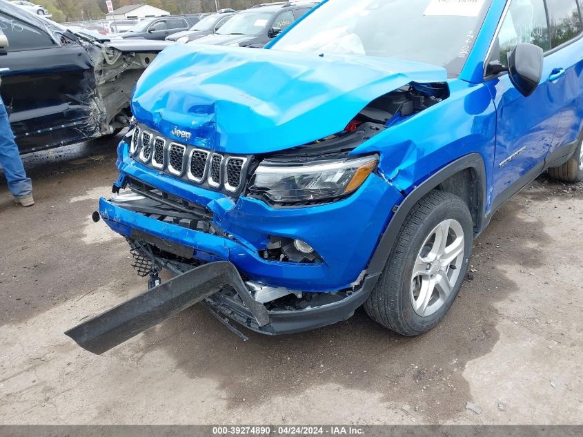 2023 Jeep Compass Latitude 4X4 VIN: 3C4NJDBN9PT527096 Lot: 39274890