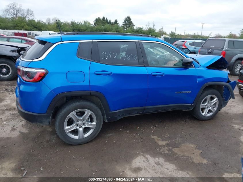 2023 Jeep Compass Latitude 4X4 VIN: 3C4NJDBN9PT527096 Lot: 39274890