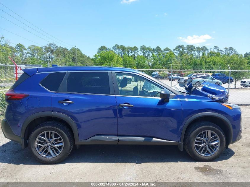 2021 Nissan Rogue S Fwd VIN: JN8AT3AA0MW014752 Lot: 39274909