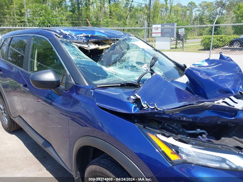 2021 Nissan Rogue S Fwd VIN: JN8AT3AA0MW014752 Lot: 39274909