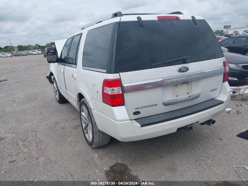 2016 Ford Expedition Platinum VIN: 1FMJU1LT3GEF26149 Lot: 39275130