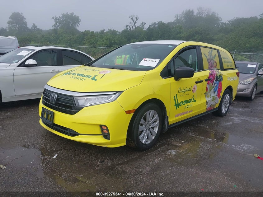 2021 HONDA ODYSSEY 3.5L V-6 DI, VVT, 28(VIN: 5FNRL6H20MB037290