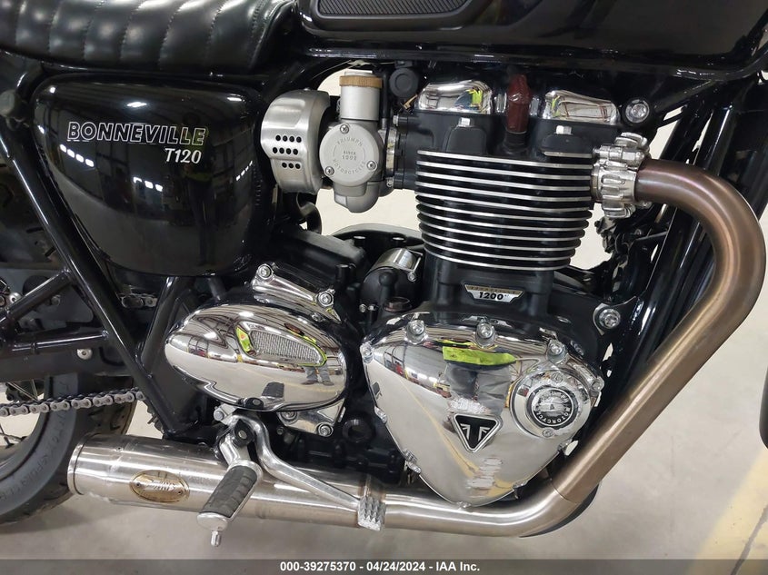 2020 TRIUMPH MOTORCYCLE BONNEVILLE T120/BLACK/BUD EKINS - SMTD40HL2LT972353