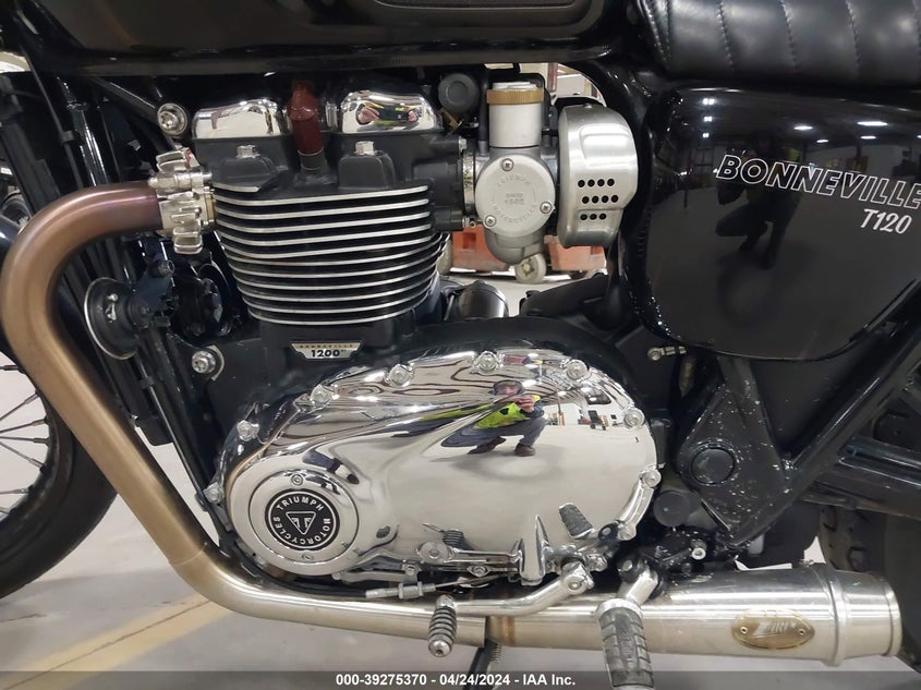 2020 TRIUMPH MOTORCYCLE BONNEVILLE T120/BLACK/BUD EKINS - SMTD40HL2LT972353