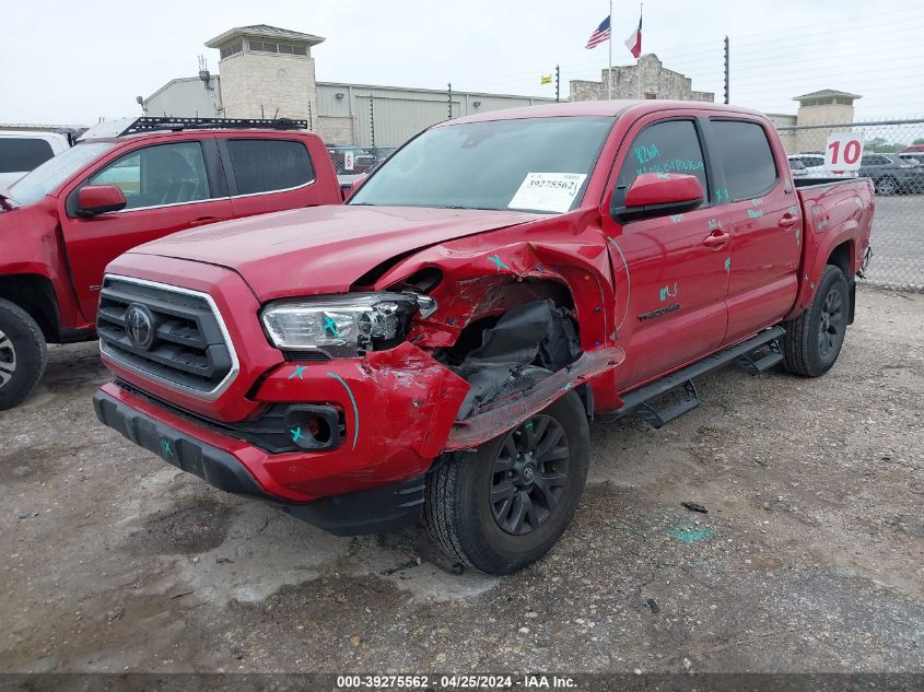 2022 Toyota Tacoma Sr5 V6 VIN: 3TMAZ5CNXNM167761 Lot: 40810552