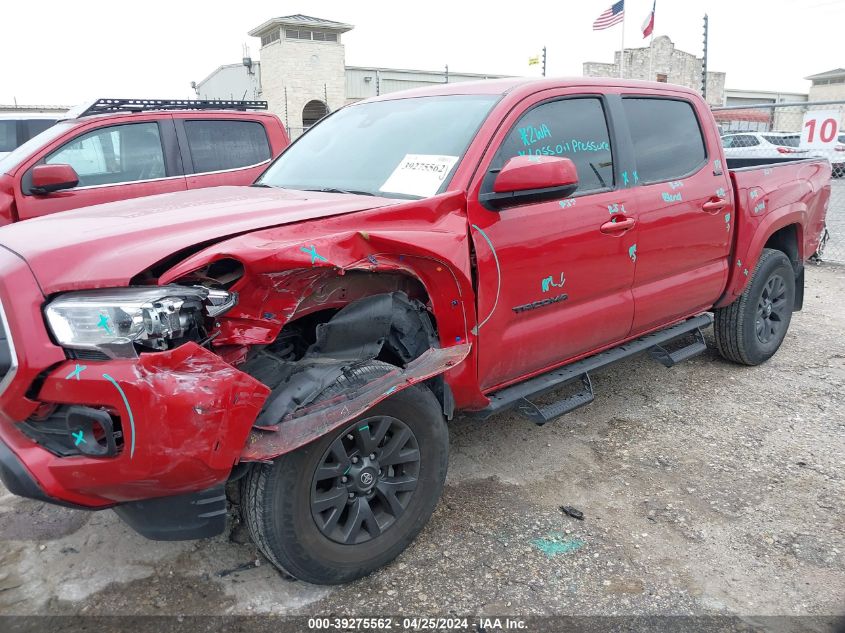 2022 Toyota Tacoma Sr5 V6 VIN: 3TMAZ5CNXNM167761 Lot: 40810552