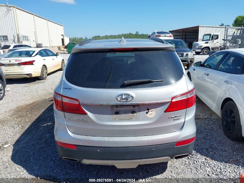 2016 Hyundai Santa Fe Limited VIN: KM8SR4HF0GU145410 Lot: 39275591