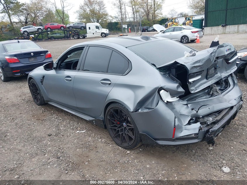 2023 BMW M3 Competition xDrive VIN: WBS43AY08PFR45877 Lot: 39275600
