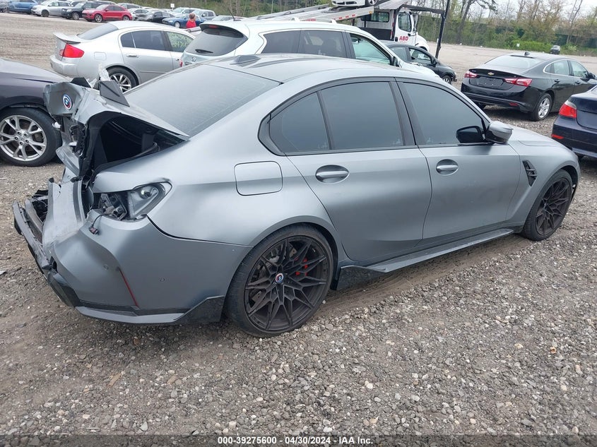2023 BMW M3 Competition xDrive VIN: WBS43AY08PFR45877 Lot: 39275600