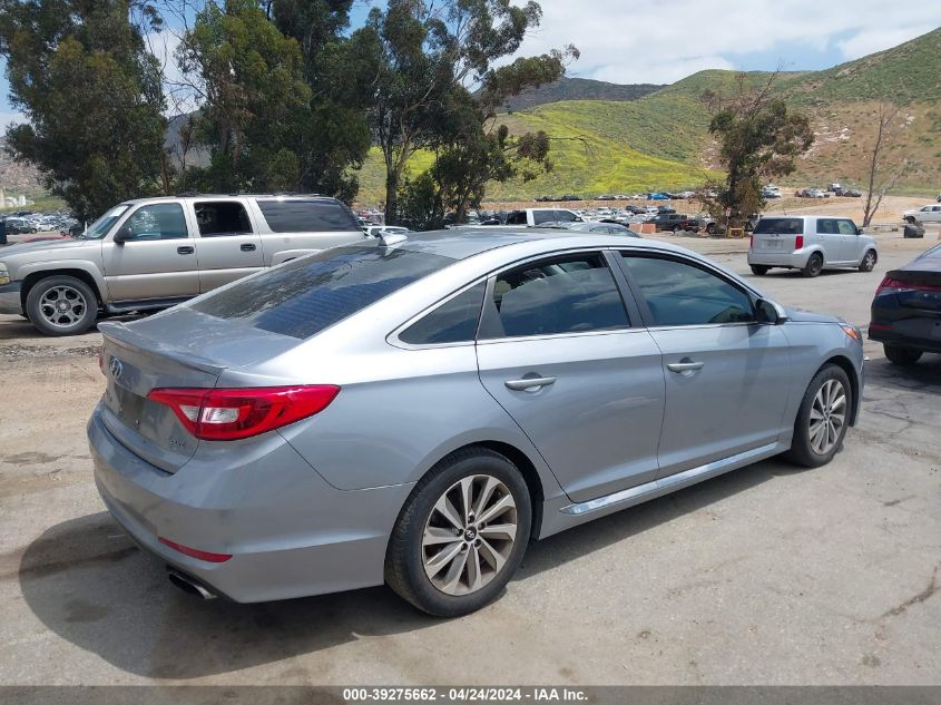 2017 HYUNDAI SONATA SPORT - 5NPE34AF5HH539185