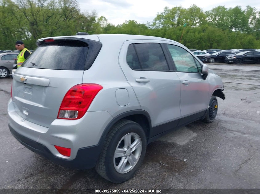 VIN 3GNCJKSB6LL201808 2020 CHEVROLET TRAX FWD LS