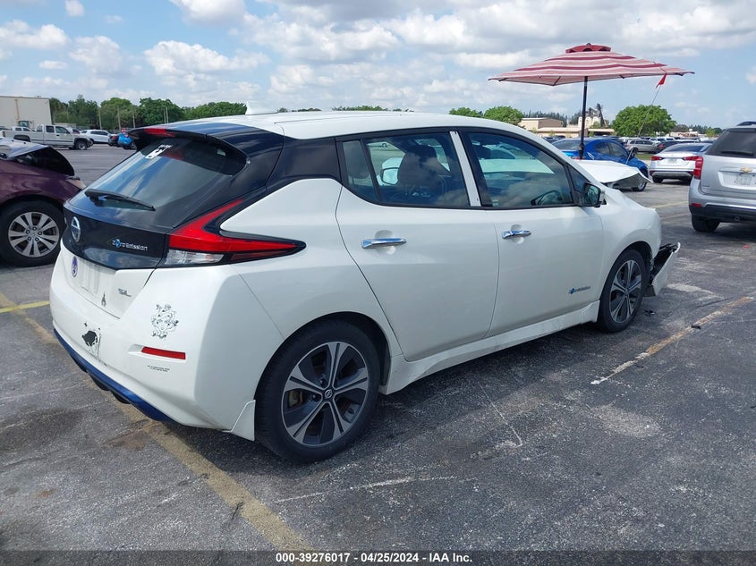 2018 Nissan Leaf Sl VIN: 1N4AZ1CP1JC304307 Lot: 39276017