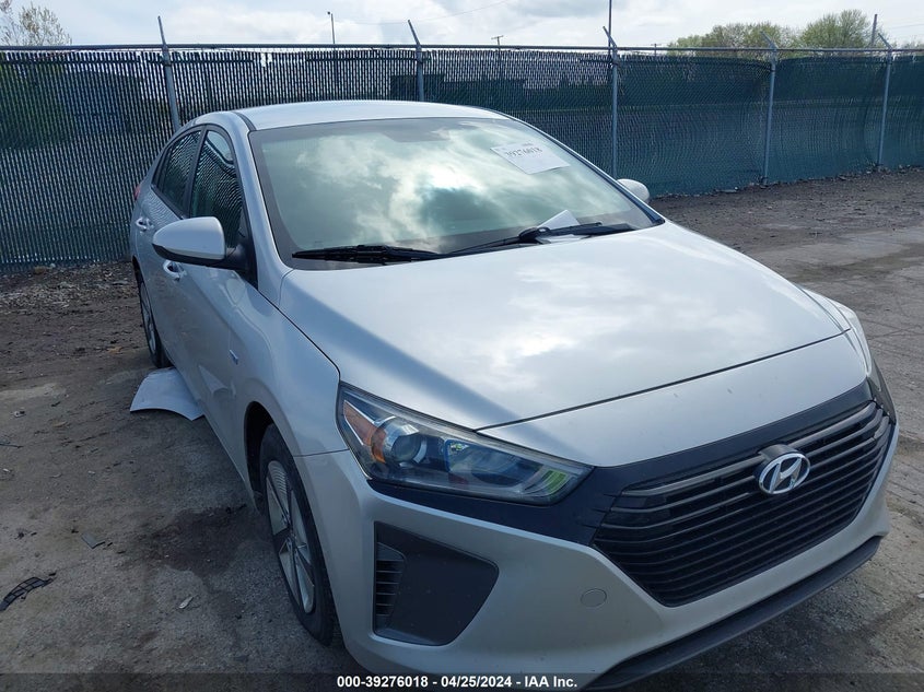 2019 Hyundai Ioniq Hybrid Blue VIN: KMHC65LC4KU109311 Lot: 39276018