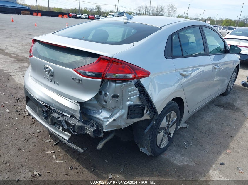2019 Hyundai Ioniq Hybrid Blue VIN: KMHC65LC4KU109311 Lot: 39276018