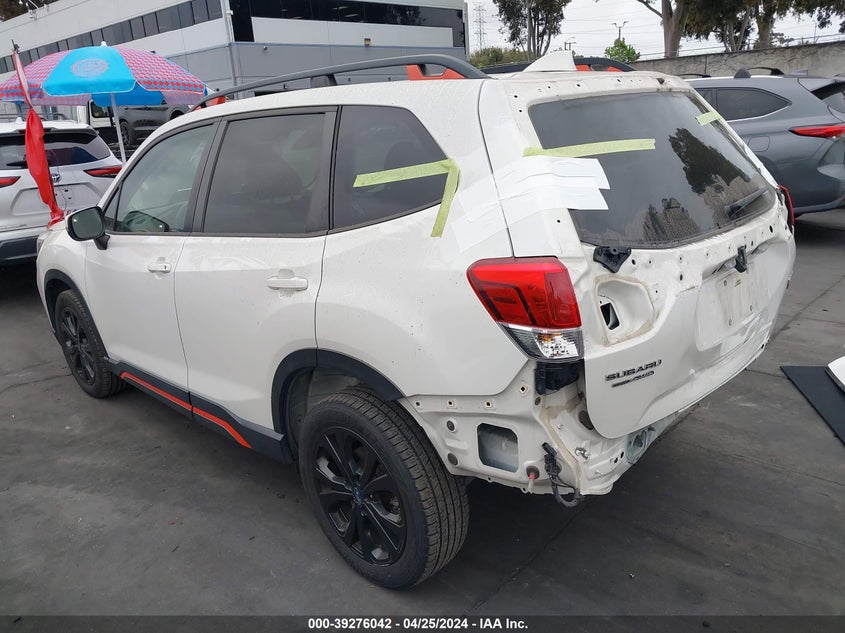 VIN JF2SKAMC8LH436034 2020 SUBARU FORESTER SPORT