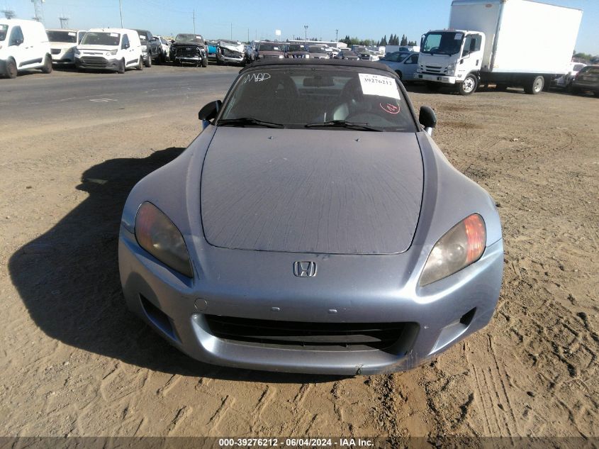 2002 Honda S2000 VIN: JHMAP11432T000436 Lot: 39276212