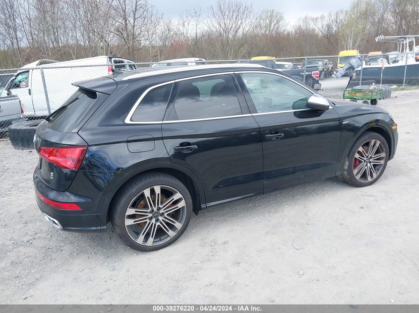 2018 Audi Sq5 3.0T Premium Plus VIN: WA1C4BFY4J2028877 Lot: 39276220