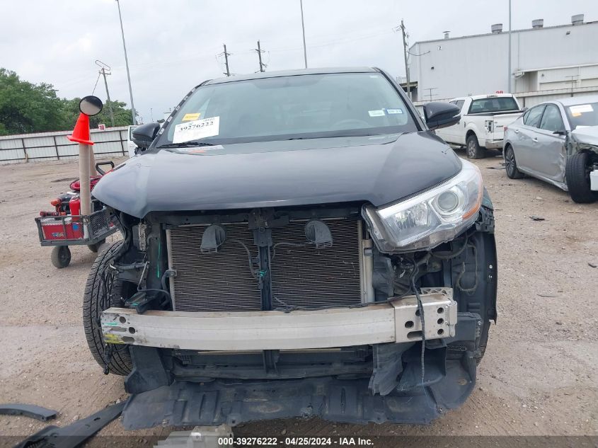 2016 Toyota Highlander Le V6 VIN: 5TDZKRFH5GS125053 Lot: 39276222