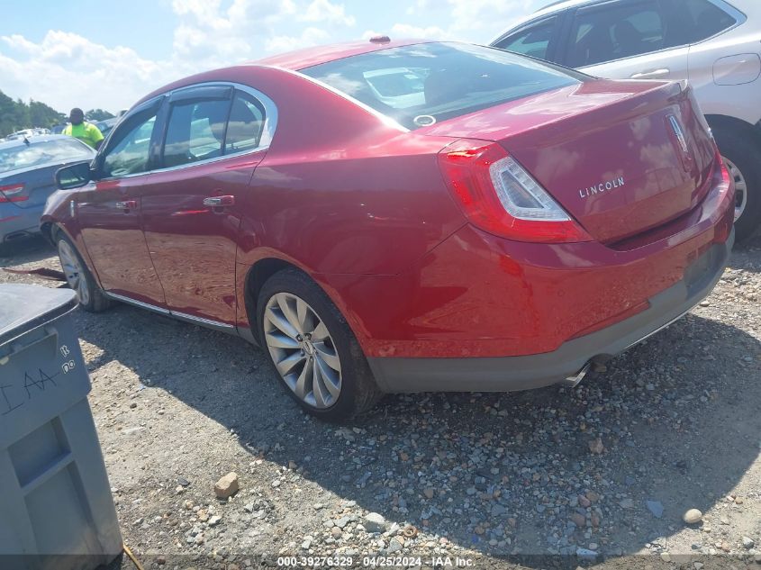 2013 Lincoln Mks VIN: 1LNHL9DK5DG602041 Lot: 39276329