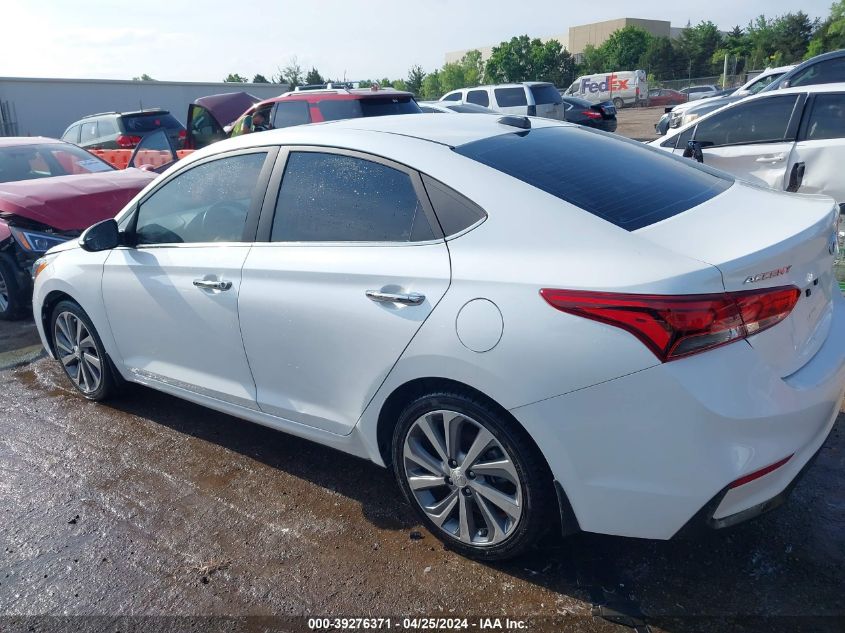 2020 Hyundai Accent Limited VIN: 3KPC34A69LE120650 Lot: 39276371