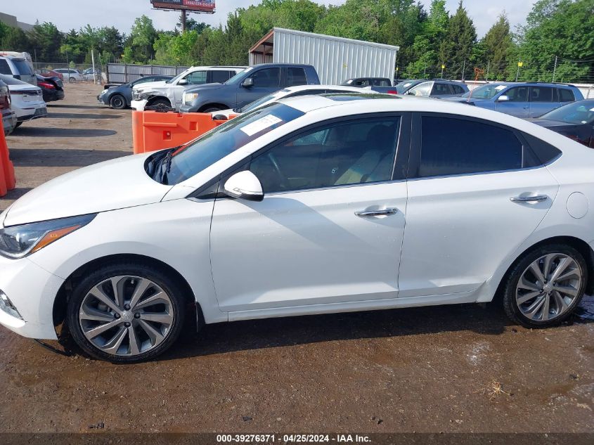 2020 Hyundai Accent Limited VIN: 3KPC34A69LE120650 Lot: 39276371