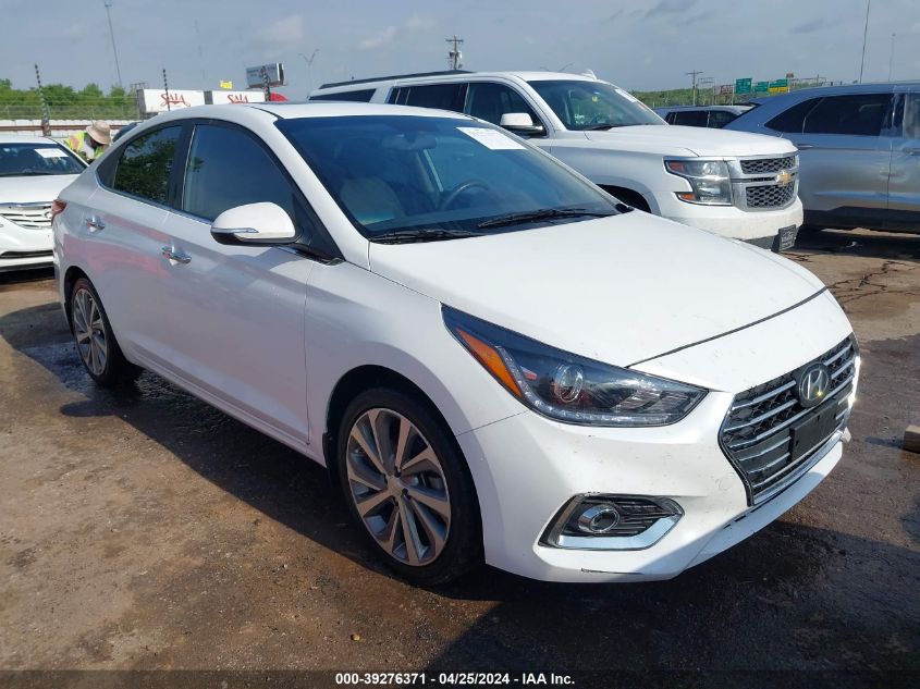 2020 Hyundai Accent Limited VIN: 3KPC34A69LE120650 Lot: 39276371