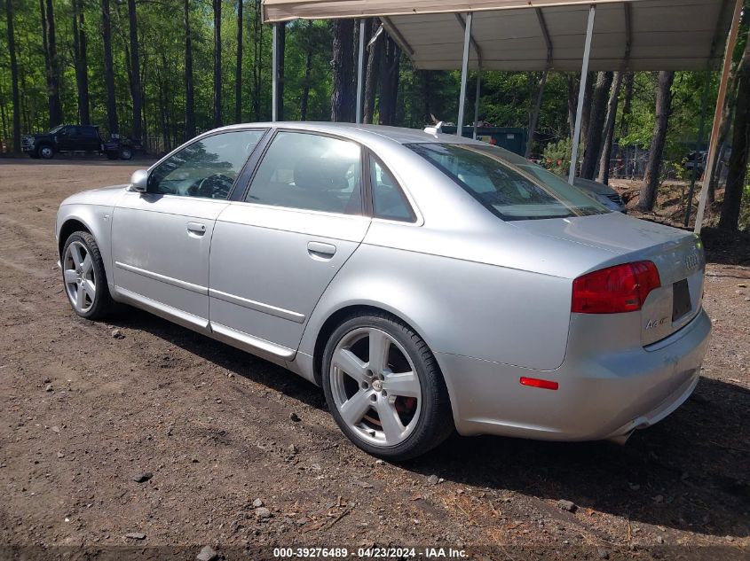 WAUDH78E18A097635 | 2008 AUDI A4