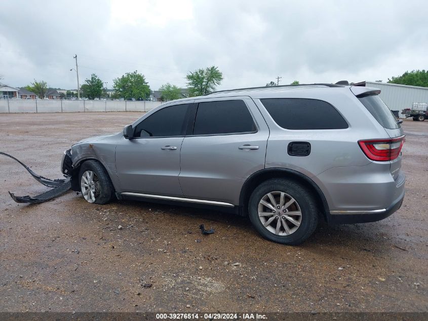 2019 Dodge Durango Sxt Awd VIN: 1C4RDJAG7KC792758 Lot: 39276514