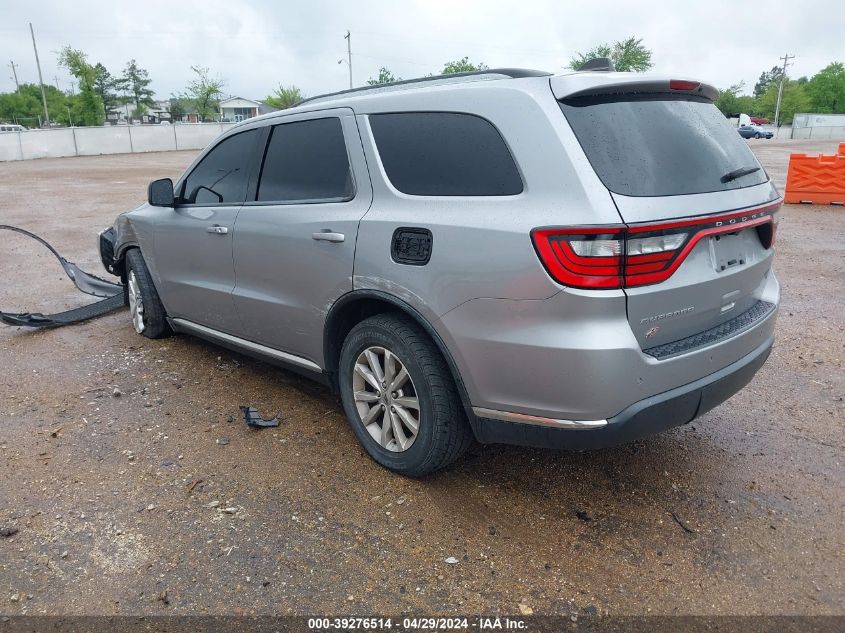 2019 Dodge Durango Sxt Awd VIN: 1C4RDJAG7KC792758 Lot: 39276514