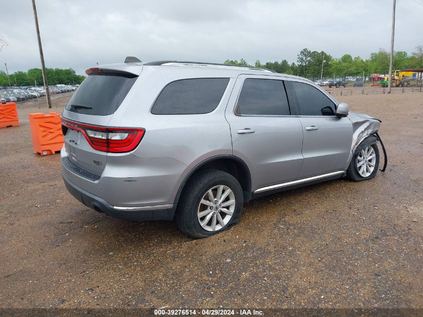 2019 Dodge Durango Sxt Awd VIN: 1C4RDJAG7KC792758 Lot: 39276514