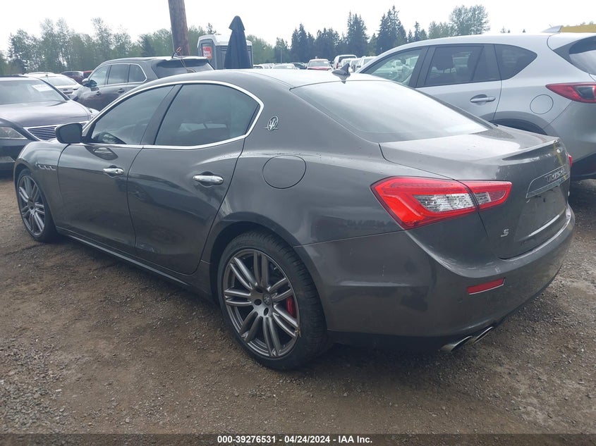 VIN ZAM57RSS6H1237078 2017 MASERATI GHIBLI S