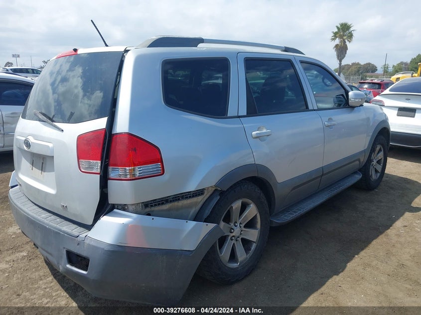 2009 Kia Borrego Ex V6 VIN: KNDJJ741495027179 Lot: 39276608