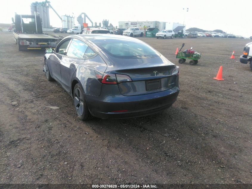 2022 Tesla Model 3 Long Range Dual Motor All-Wheel Drive VIN: 5YJ3E1EB9NF236895 Lot: 39276628