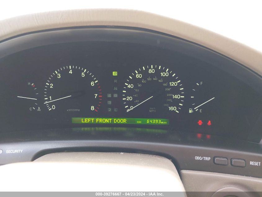 JT8BH28F3Y0170613 | 2000 LEXUS LS 400