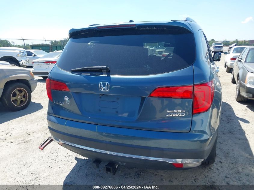 2017 Honda Pilot Touring VIN: 5FNYF6H99HB103308 Lot: 39276686