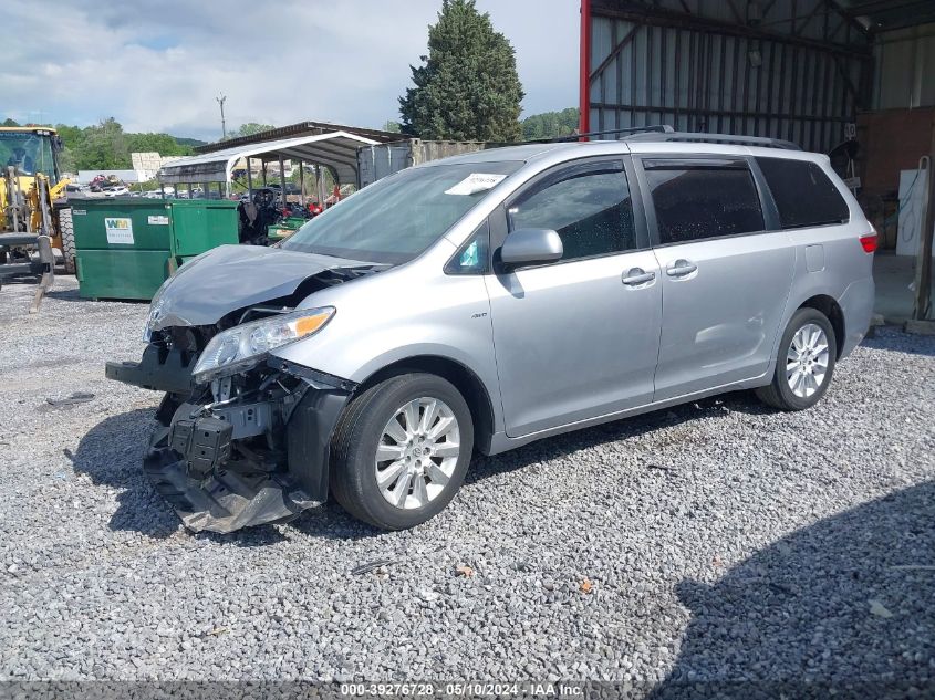 2016 Toyota Sienna Le 7 Passenger VIN: 5TDJK3DC1GS139758 Lot: 39276728