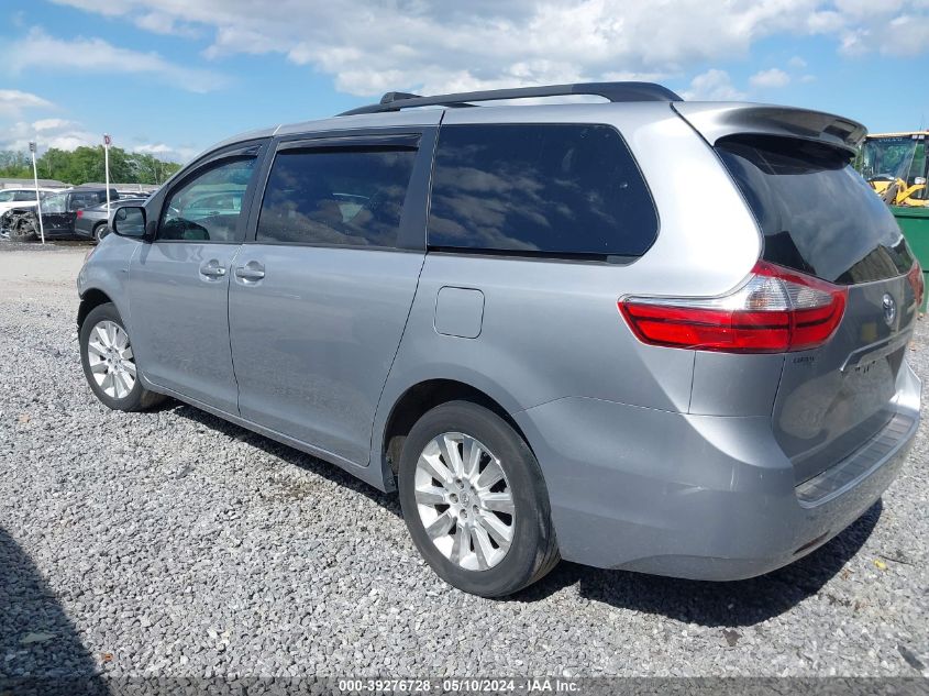 2016 Toyota Sienna Le 7 Passenger VIN: 5TDJK3DC1GS139758 Lot: 39276728