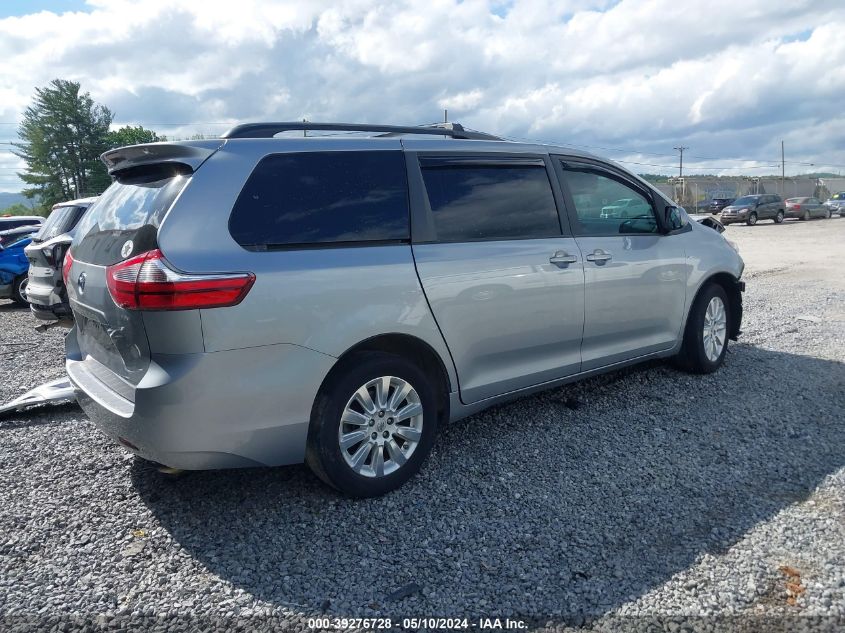 2016 Toyota Sienna Le 7 Passenger VIN: 5TDJK3DC1GS139758 Lot: 39276728