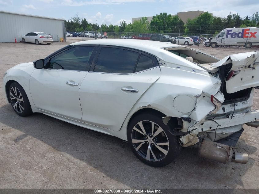 2017 Nissan Maxima 3.5 Sv VIN: 1N4AA6AP3HC398207 Lot: 39276830