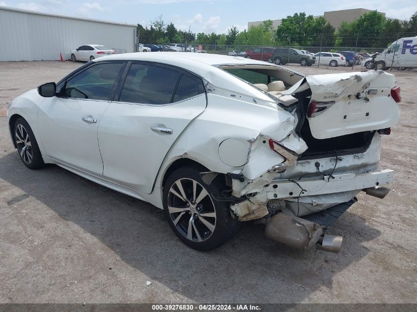 2017 Nissan Maxima 3.5 Sv VIN: 1N4AA6AP3HC398207 Lot: 39276830