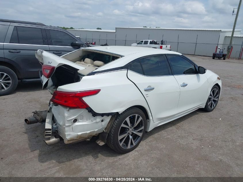 2017 Nissan Maxima 3.5 Sv VIN: 1N4AA6AP3HC398207 Lot: 39276830