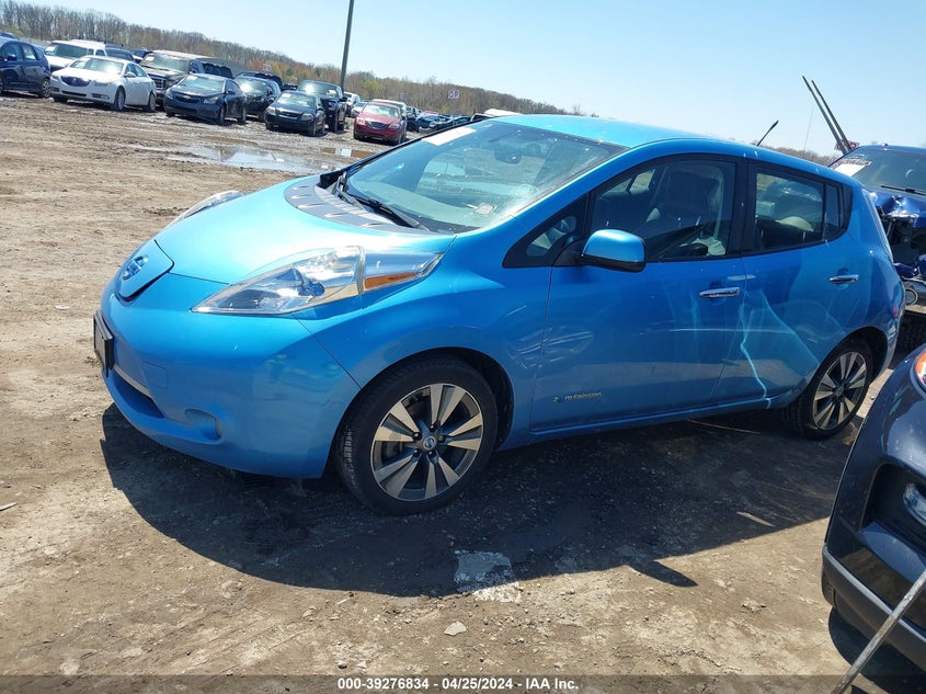 2013 Nissan Leaf Sl VIN: 1N4AZ0CP9DC412477 Lot: 39276834