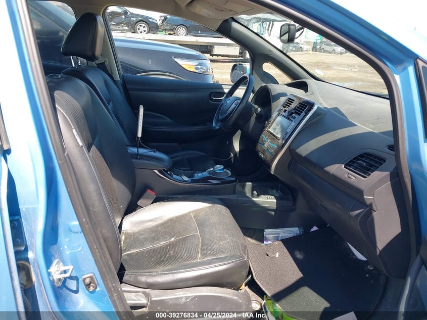 2013 Nissan Leaf Sl VIN: 1N4AZ0CP9DC412477 Lot: 39276834