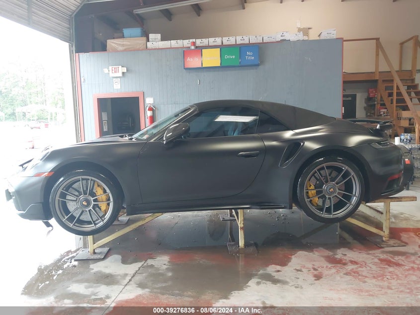 2021 PORSCHE 911 TURBO CABRIOLET VIN: WP0CD2A9XMS263942